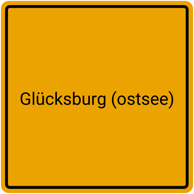 Meldebestätigung Glücksburg (Ostsee)